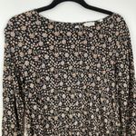 FatFace Womens US 6/UK 10 Dark Floral Ditsy Top Cottagecore Fairy Grunge Y2K Black Photo 2