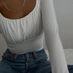 Princess Polly  white  Ailish bodysuit, never worn! Photo 0