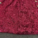 Karishma Strapless Sweetheart Cut Sequin and Crystal Rhinestone Bodycon Dress Pink Size 4 Photo 8