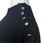 New York & Company New Black Sweater Mock Neck Ribbed Long Sleeve Women Size XL Photo 8