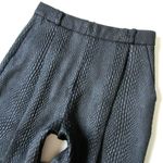 J Brand NWT Asawa in Black Textured Snakeskin Brocade Crop Trouser Pants 2 $550 Photo 3