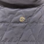 Tangerine Navy Blue Exercise Reflective Puffer Vest, Womens Size Photo 0