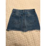 PacSun Jean Skirt Two Tone Distressed Raw Hem Size 27 Photo 1
