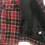 Rubbish Plaid Wool Coat with Sherpa Collar Photo 3