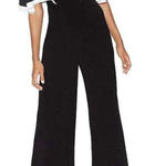 Halston Heritage Woman Cape Jumpsuit Black Size 12 Photo 0