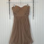 Birdy Grey NWT Sandy Taupe Christina Covertible Dress Size M Bridesmaid Wedding Photo 2