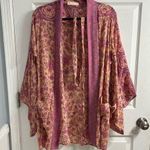 Spell folk song short kimono. Pink Size undefined Photo 0