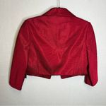 Carmen Marc Valvo Carmen Marc‎ Valvo | Red Maroon 8 Blazer Jacket Coat Photo 2