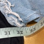 JW & NW Womens Denim Cropped Sweatshirt Black Blue Size OS Photo 5