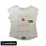 Sonoma Lifestyle Women's L White Pink Embroidered‎ Boho Top Size L Photo 1