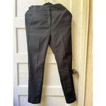 ZARA Size Small Woman Low Rise Black Trouser Pants Elastic Waist straight leg Photo 8