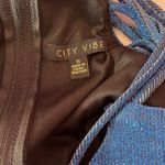 City Vibe Blue sparkly homecoming dress Photo 3