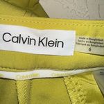 Calvin Klein NWT  Green Yellow Tabbed Dress Pants Photo 4