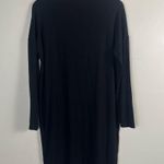 Eileen Fisher  black mock neck long sleeve dress size petite large Photo 0