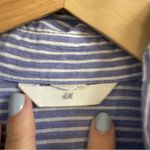 H&M  Striped button up Photo 2