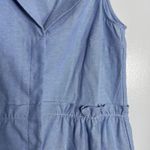 Tuckernuck  Oxford Sleeveless Royal Shirt Dress Size Small Blue Preppy Coastal Photo 3