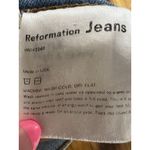 Reformation High Rise Skinny Jean in Amalfi Wash Size 26 Party Preppy Designer Photo 3