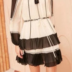 Ulla Johnson Loreli Dress Moonflower Size 14 NEW Boho Bohemian Flowy Tassel Tier Photo 0