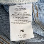 RE/DONE 70s Stove Pipe High Rise Straight Crop Jeans in Light Stone Size 26 Photo 13