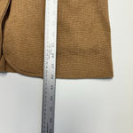 J.CREW Camel Collared Cotton Cardigan, Size Large Tan Photo 7