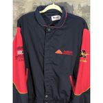 Ashley by 26 International VTG‎ Ashley Jacket Woman's Medium Mike White Racing Red Black NASCAR Lined Snap Photo 2