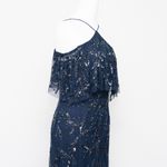 Aidan Mattox  Beaded Cold Shoulder Halter Gown NWT Photo 8