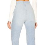 SPRWMN Los Angeles Pull‎ On Wide Leg Flare Crop Jeans Leggings Revolve Sz M Blue Size M Photo 1