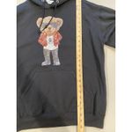 Trust Hoodie Adult Medium Black Teddy Bear Sunglasses Cotton Travel Graphic Photo 5