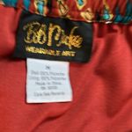 Bob Mackie Bob Mickie boho midi skirt w/ a cute Olivaceous tie up front shirt NWT Photo 5