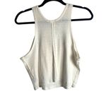We The Free Free People Size Xs Window Crochet Star Crop Tank Top Ivory Boxy Photo 2