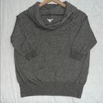 Max Mara  Cashmere Silk Blend Sweater Short Sleeve Cowl Neck Size Medium Photo 5