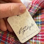 Free People Multicolor soft cotton Plaid Women's strappy wrap waist Top new nwt Photo 3