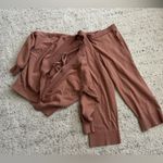 Free People Solar Sweater Set Sz Large Aged Terracotta Photo 4