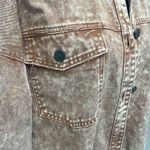 Black Label  by C’est Toi NWOT oversized brown distressed denim jacket. Size M Photo 7