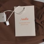 ANDIE The Scala Padded Bandeau Bikini Top Strapless Espresso Brown Size XL New Photo 10