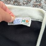 Vintage A’Milano Striped Cardigan/Sleeveless Mockneck Sweater Black White Medium Photo 5