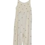 One Loved Babe Grade and Gather Worth The Wait Jumpsuit Cotton Gauze Floral Pink Size L Photo 1