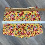 J. Crew Factory Floral Basket Weave Chino Shorts Yellow Multi 4 Photo 6