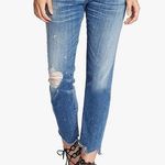 William Rast  Jeans Womens Best Friend Raw Hem Blue Jeans Photo 0