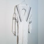 IRO Osprey White Ivory Gauze Embroidered Ruffle Maxi Dress Photo 6