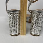 Steve Madden New Steve‎ Madden Size 10 Lasher Silver Rhinestone Platform Heels - Flaw* Photo 7