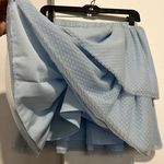 Hill House The Clara Tulle Tiered Dotted Mini Skirt Powder Blue Women Small Photo 6