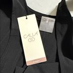 CALIA size small double scoop neck pure black dress wicking odor control casual Photo 6