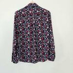 EXPRESS Portofino floral v neck button down blouse size small Photo 9