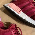 Adidas NMD Burgundy shoes Sz 7 Photo 4