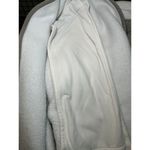 Abercrombie & Fitch Asymmetrical Snap-Up Fleece, Ivory/Beige, Size Medium Photo 3