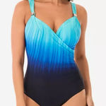 MiracleSuit  Belle Trois Ombré One Piece Swimsuit Size US 14 Photo 0