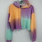Wild Fable Cropped Color Block Hoodie Size XL Boho NWT Photo 1