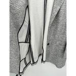 Torrid  Studio Double Knit Boyfriend Blazer Women 3X Gray Collar Button Long Photo 8