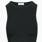 Aritzia Babaton Sculpt Knit Racer Cropped Tank Photo 1